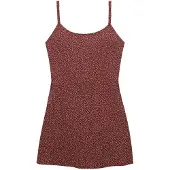 Superdry für Damen. W8012118A Bedrucktes Cami-Kleid burgunderrot (S), Lässig, Viskose, Ärmellos / Hosenträger, Bordeaux