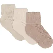 Minymo Baby Sock rib (3 Pack) birch (1150) 23\\26