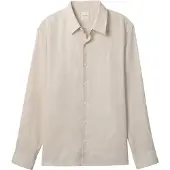 Calvin Klein "SOLID LINEN CLASSIC" Kentkragen, Regular Fit, Leinen-Viskosemix