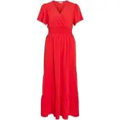Vila Vimathilde Kurzärmeliges Maxikleid