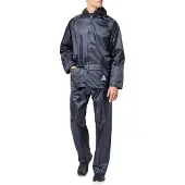Result Herren Regenanzug bestehend aus Regenjacke und Regenhose, wasserdicht LT168 (XL) (Marineblau)