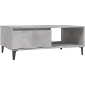 Syfax Couchtisch Betongrau 90x60x35 cm Holzwerkstoff