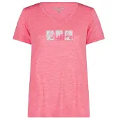 CMP - Women's Light Melange T-Shirt - Funktionsshirt Gr 46 rosa