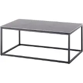 Freiraum Couchtisch >VARNA< in anthrazit, Glas-Keramik / Metall - 100x40x60cm (BxHxT)