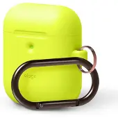 Elago Silicone Hang Kabelloses Ladecase für AirPods 2 / AirPods 1 Neongelb