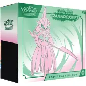Heartforcards Karmesin & Purpur 4: Paradoxrift Top-Trainer-Box – Eisenkrieger (Grün) – Deutsch – 9 Booster – &+ Versandschutz