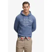 Superdry für Herren. M2014448A Lo-Fi Dockside Sweatshirt blau (L), Lässig, Baumwolle