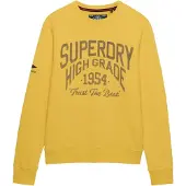 Superdry für Herren. M2014476A Coastal Relaxed Sweatshirt gelb (3XL), Lässig, Baumwolle