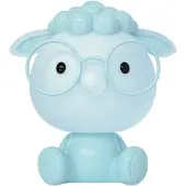 Luxus Europe - Nachtlampe Kinderzimmer Sheepy Blau - Draadloos LED Nachtlampje Kinderen - USB-C Oplaadbaar