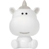 Luxus Europe - Nachtlampe Kinderzimmer Unicorny Weiß - Draadloos LED Nachtlampje Kinderen - USB-C Oplaadbaar