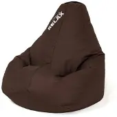 Go Gift Sako bag pouffe chocolate pear XXL 140 x 100 cm