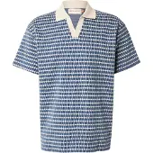 Revolution - Jaquard Polo Shirt - Polo-Shirt Gr S blau