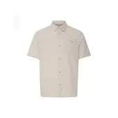 Indicode Leinenhemd "Leinenhemd IDTropelo", Herren, Gr. L, N-Gr, beige (fog), Obermaterial: 55% Leinen LI. 45% Baumwolle CO., Hemden Leinenhemd