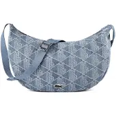 Lacoste Umhängetasche Neocroc Seasonal Moon Bag Tradewinds hellblau