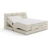 Kondela Elektrisches verstellbares Doppelbett Gerona New 180x200 cm - Beige