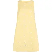 Apricot Minikleid "Mini-Etuikleid" mit Blumenstickerei