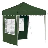 Syfax Pop-up Partyzelt 195 x 195 x 245 cm Grün Oxford-Stoff