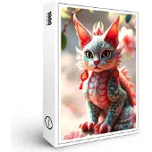 Raxxa Premium-Puzzle "Shen Lung the Dragon cat", 1000 Teile