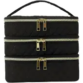 HARAHU Kosmetiktasche VA-40056 - Schwarz für Reisen KP40056
