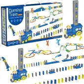 Maksik Zug Lokomotive Domino Stapeln Zug Spielzeug Blöcke Spiel Für Kinder