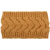 StyleBREAKER Stirnband "Grobstrick Stirnband mit Zopfmuster" 1 Stk.