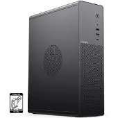 CoolBox COO-PCT100-0, Niederprofil (superflach), PC, Schwarz, micro ATX, Mini-ITX, 2.5"