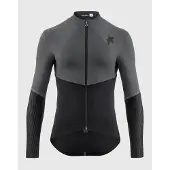 Assos - Equipe RS Alleycat Shell Jacket S11 - Fahrradjacke Gr L grau/schwarz