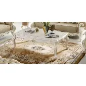AEA Couchtisch Tisch Echtholz Wohnzimmertisch Holz Tische Beistell Sofa Barock