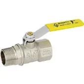 TIEMME Kugelventil für Gas, mit Hebel, 1/2 Zoll