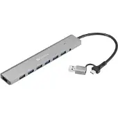 Sandberg 136-66, USB 3.2 Gen 1 (3.1 Gen 1) Type-A + Type-C, USB 3.2 Gen 1 (3.1 Gen 1) Type-A, 5000 Mbit/s, 5 V, 3.5 A, Windows 10, Windows 11, Windows 7