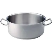 PENTOLE AGNELLI Lamm-Kochgeschirr, Edelstahl-Kasserolle 24 cm, induktionsgeeignet Profi-Qualität