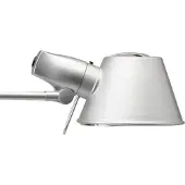 MAUL Tischleuchte MAULrock E27 LED 3.000 K Standfuß silber