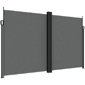 Syfax Seitenmarkise Ausziehbar Anthrazit 200x1200 cm