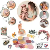 Smoby Kreativität Basteln Crea Kreativset Flower Schmuck-Bastelset 7600350416