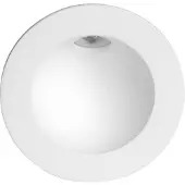 Brumberg 10057173 LED-Wandeinbauleuchte 700 mA, 2 W, 3.000 K, IP54, rund, strukturweiss