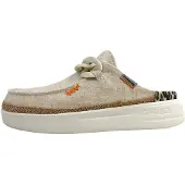 Fusion Damenschuhe Halbschuhe Slipper Beige Freizeit