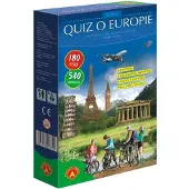 Alexander Quiz o Europie - mini, Brettspiel, Bildend, 10 Jahr(e), Familienspiel