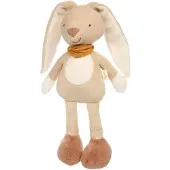 Sigikid Plüschfigur Hase Vanilla, Kuscheltier, Plüschtier, Schmusetier, Baumwolle, Beige, 32 cm, 39908