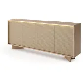 3Xeliving Kommode, Naturbolivar, 203, 9 x 84, 4 x 40 cm