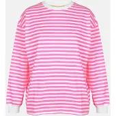Salzhaut Shirt AFFSEEPN Offwhite-Neonpink | Gr.: XL