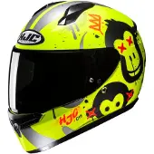 HJC C10 Kids Geti MC3HSF Integralhelm unisex Polycarbonat schwarz, XS