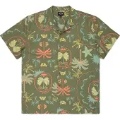 Billabong - Hemd aus Baumwolle und Viskose &ndash; Herren &ndash; Vacay SS Shirt Moss Green - Vacay SS Shirt Moss Green für Herren aus Baumwolle -