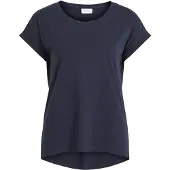 Vila Rundhalsshirt "VIDREAMERS NEW PURE T-SHIRT/SU-NOOS" Baumwollmischung, regular fit