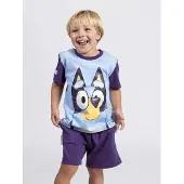 Bluey Kinder Jogginganzug 2-teilig – Sweatshirt & Hose – Baumwolle Set 2 Jahre