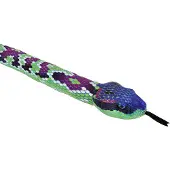 Wild republic Green - Purple, Spielzeug-Schlange