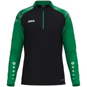 Jako Herren Trainingstop Ziptop Sonic 8626-827 XXL - Schwarz/Grün - XXL