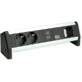 Bachmann DESK 2xSchutzkontakt USB A&C, USB Charger 22W 1xABD GST18