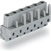 Wago 232-745/045-000 THT-Federleiste,gerade,Rastermaß 7,5 mm,grau 232745045000 - 10 Stück