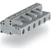 Wago 232-838/045-000 THT-Federleiste,abgewinkelt,Rastermaß 7,5 mm,grau 232838045000 - 25 Stück