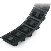 Wago 713-1406/116-000/997-406 THR-Stiftleiste, 2-reihig,Lötstift 0,8 x 0,8 mm,gerade,schwarz 7,131406116001E+018 - 120 Stück